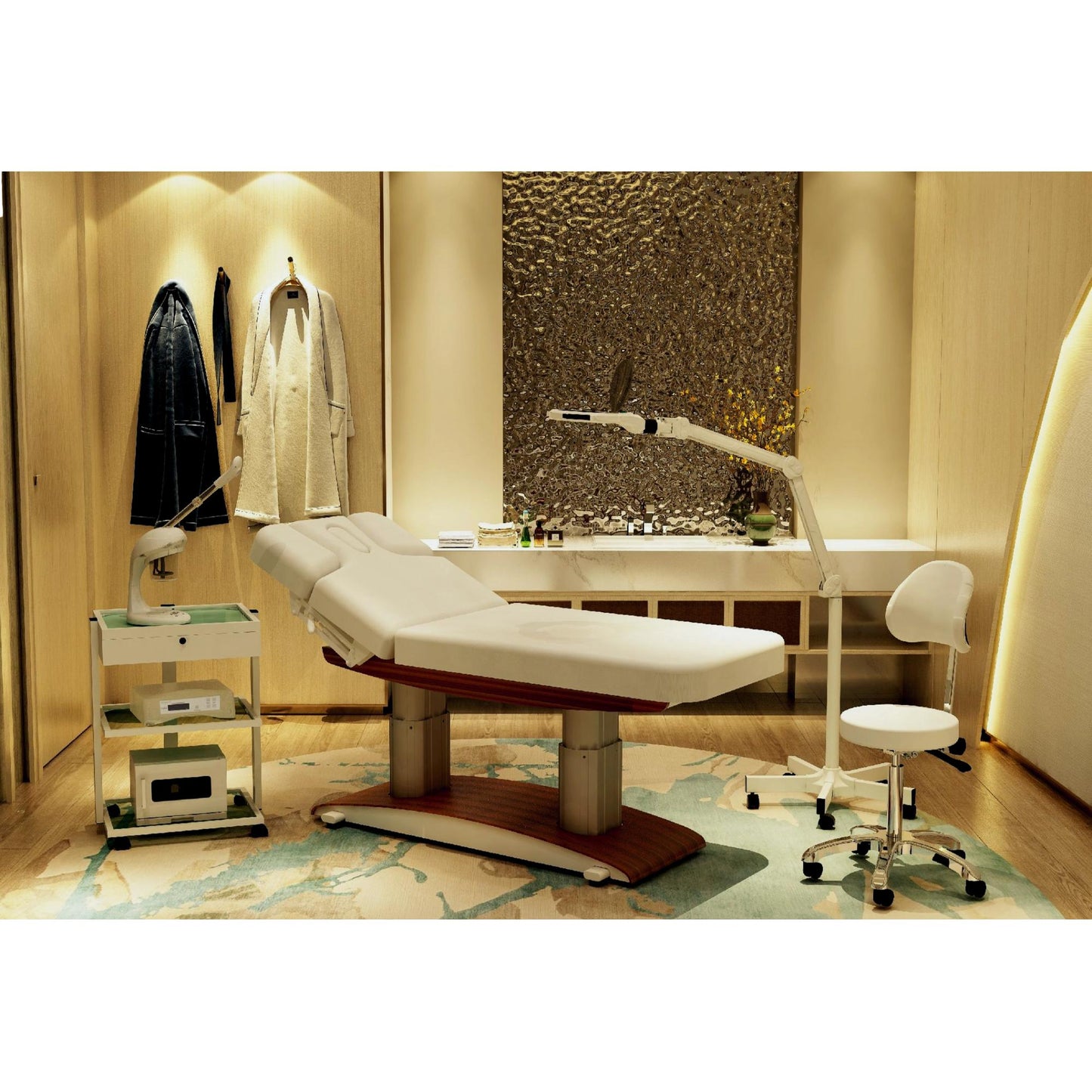 Silverfox Dual Pedestal Massage Table, White (SPECIAL PROMOTIONAL PRICING THRU 12/1)