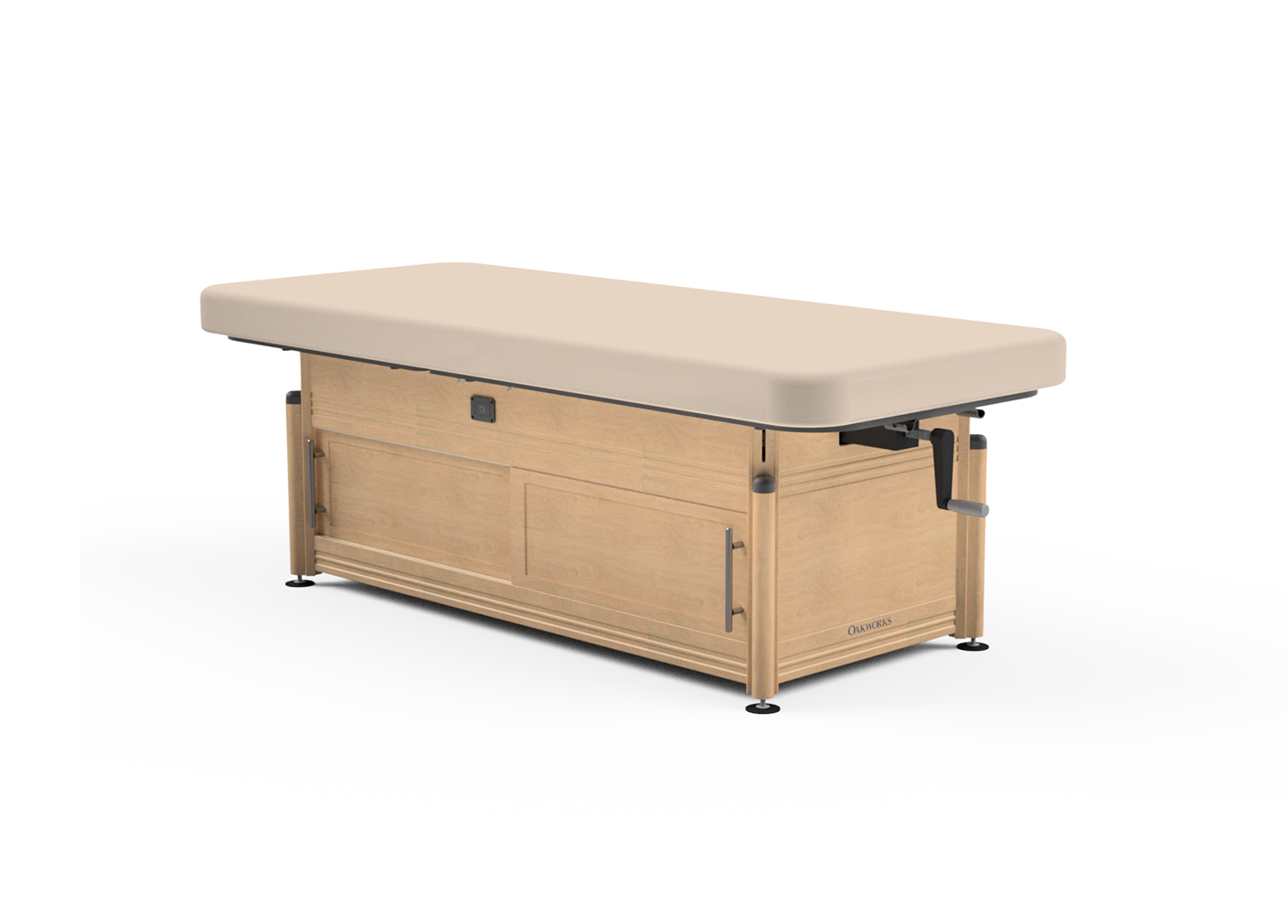 Oakworks Clinician, Manual Hydraulic Lift, Flat Top