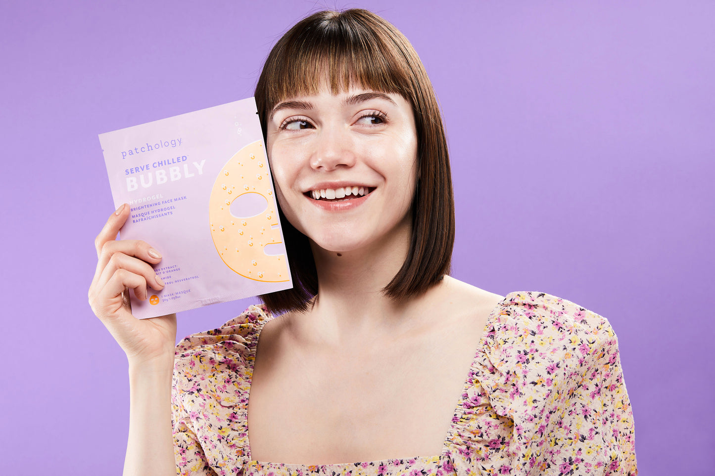 Patchology Serve Chilled Bubbly Hydrogel Face Mask, 1 ct