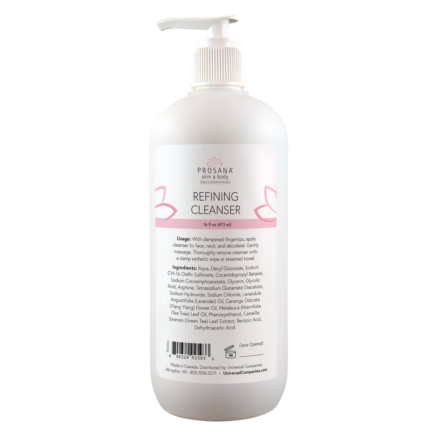 Prosana Refining Cleanser, 16 fl oz