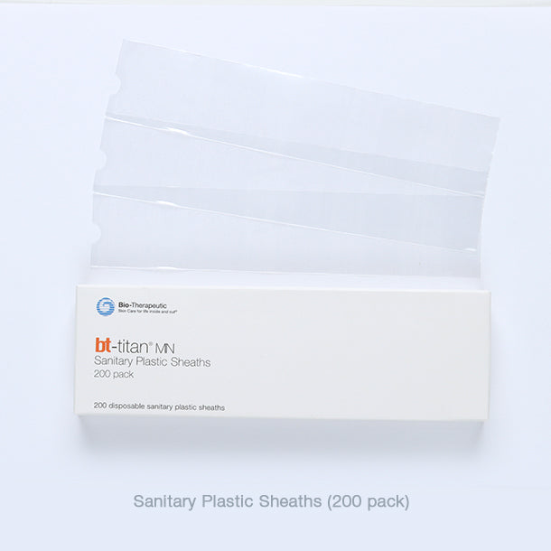 Bio-Therapeutic bt-titan® MN Sanitary Plastic Sheaths, 200 pk