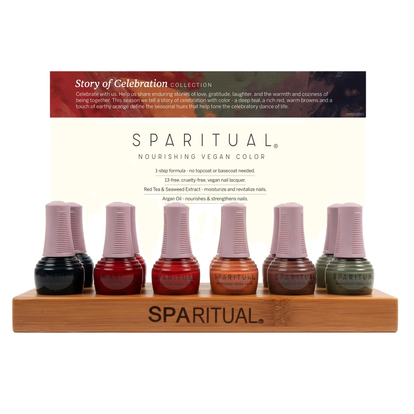 SpaRitual, Nourishing Vegan Color, The Story Of Celebration w/Display, 12 ct