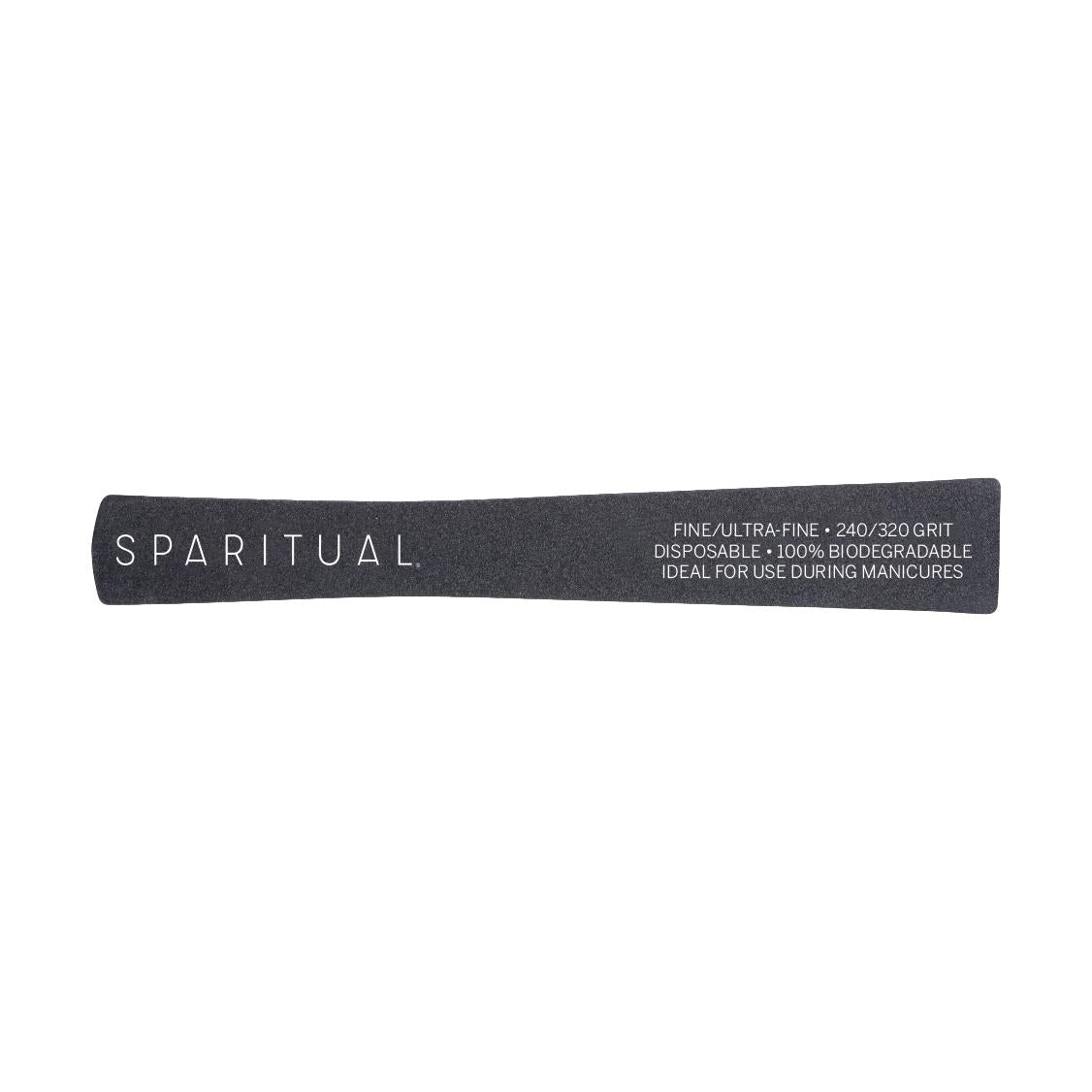 SpaRitual Black Board Eco Nail Files, 240/320 Grit, 5 pack