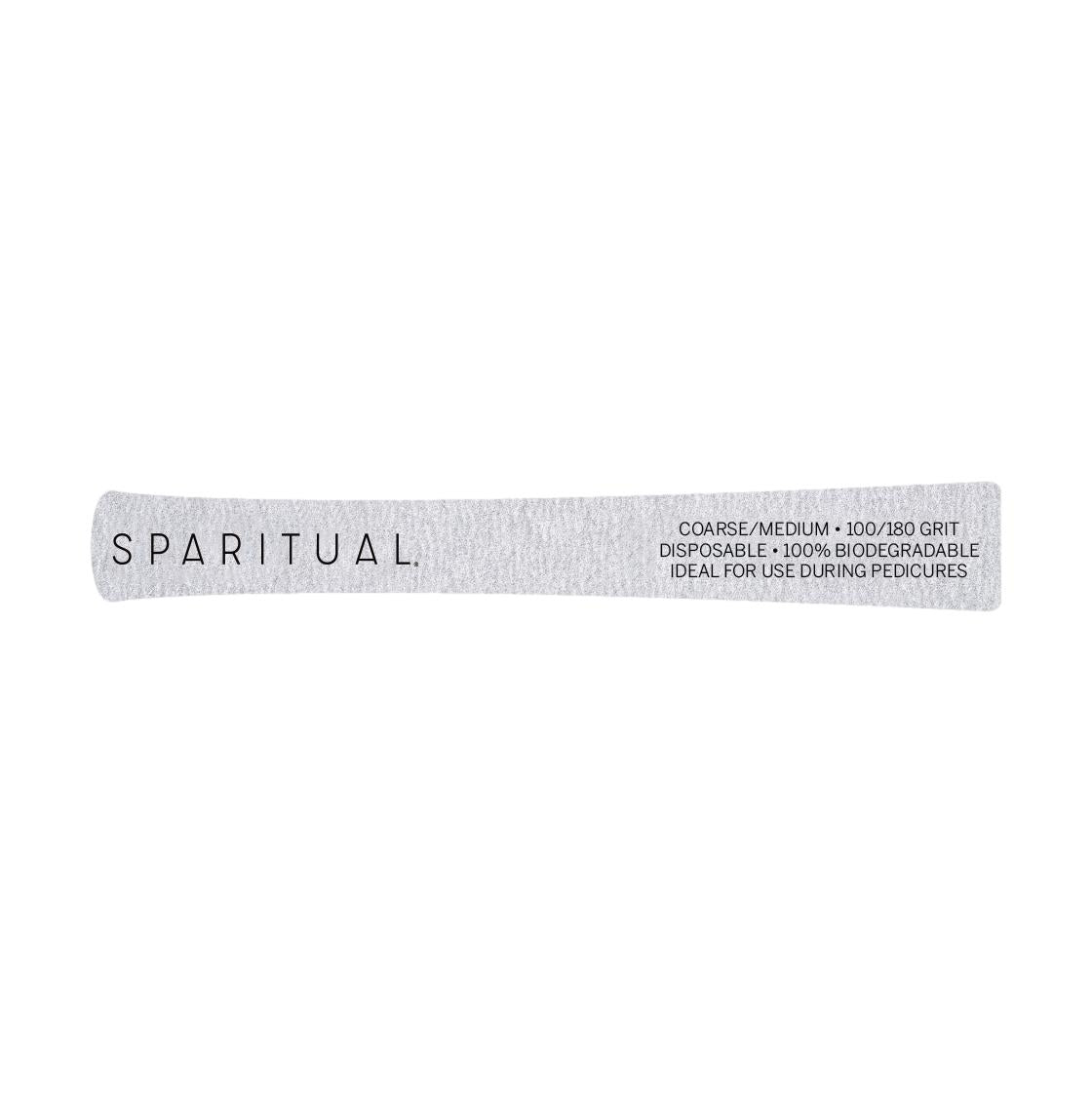 SpaRitual Zebra Board Eco-File Nail, 100/180 Grit, 5 pack