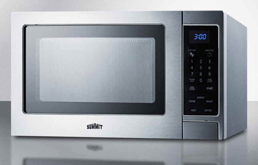 Summit Compact Microwave, Stainless Steel