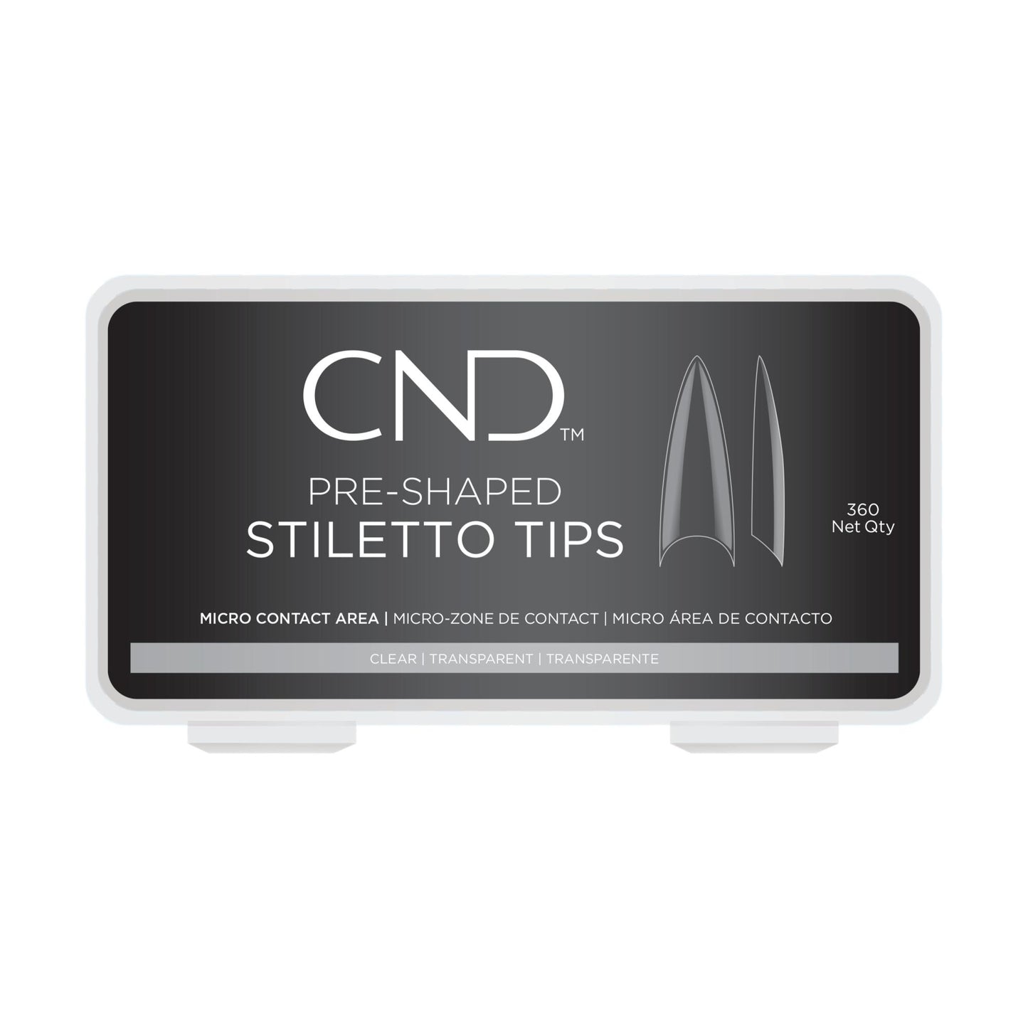 CND Enhancements, Pre-Shaped Stiletto Tips