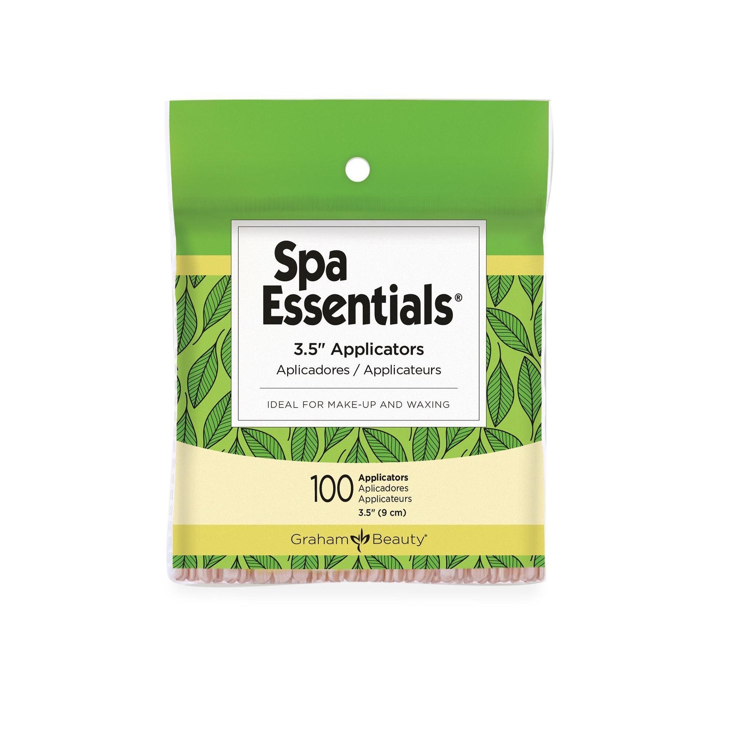 Applicators & Spatulas Spa Essentials Eye/Lip Disposable Applicator / 3.5" / 100pc