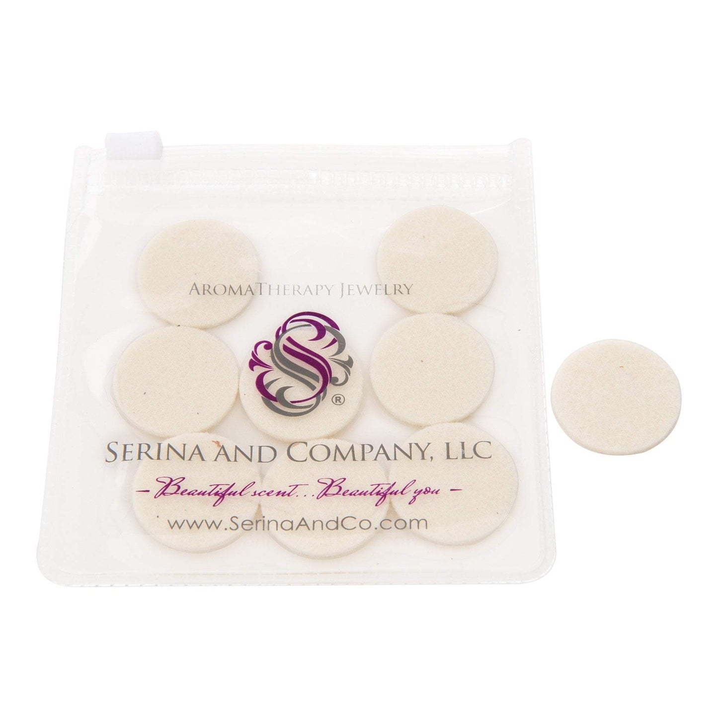 Aromatherapy Round Replacement Pads / White