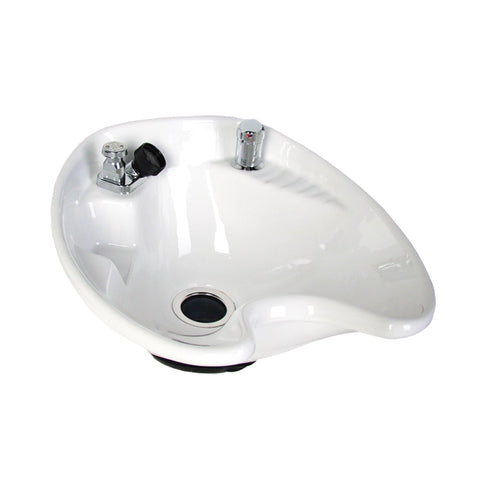 Image of Backwash Units & Shampoo Bowls Collins Large Backwash Porcelain Bowl