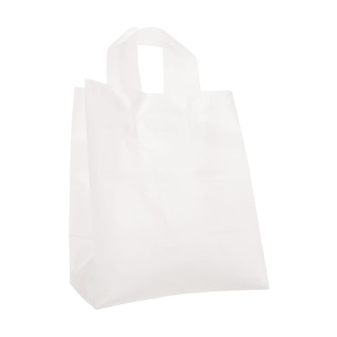 Image of Bags, Ribbons & Tissue 8 x 5 x 10 in Gift Bag / Frosted Handle / 5in x 3in x 7in