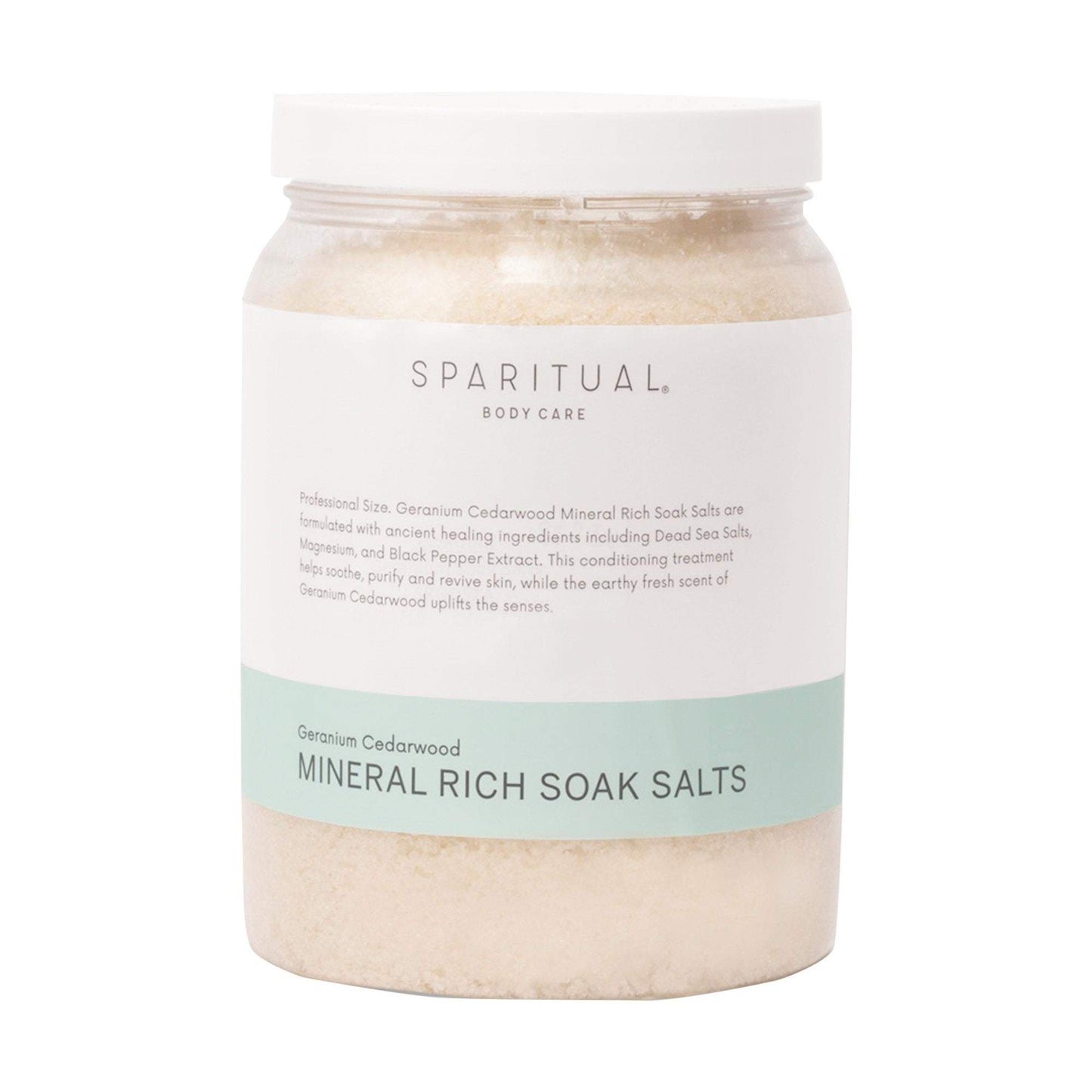 Body Washes, Soaks & Salts SpaRitual Geranium Cedarwood Mineral Rich Soak Salts, 64 oz