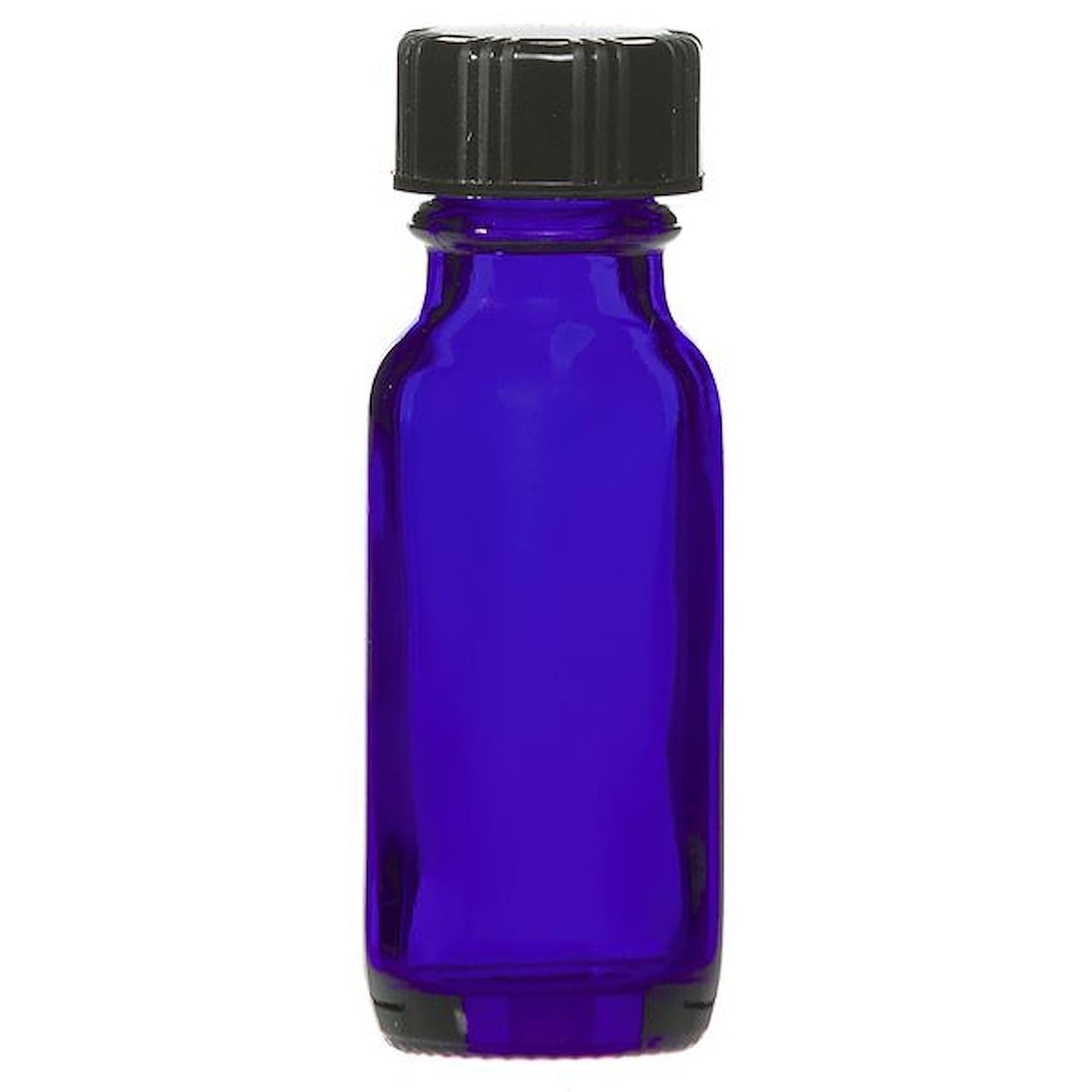 Bottles & Jars .5 oz. Bottle with Lid / Glass / Cobalt Blue