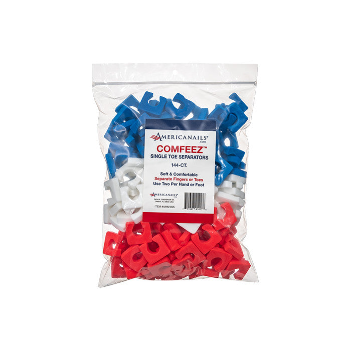 Comfeez Toe Separators, Assorted, 144 ct