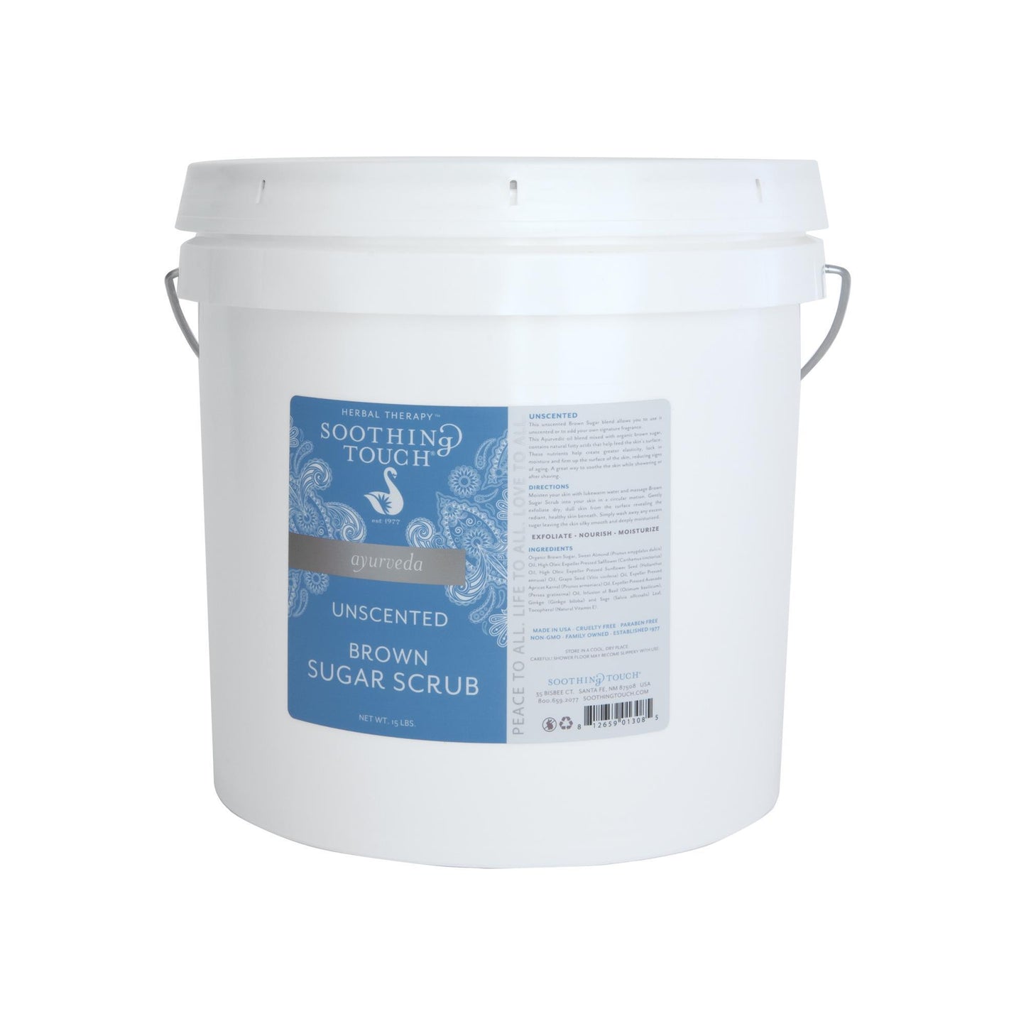 Exfoliants, Peels & Scrubs Soothing Touch Brown Sugar Scrub / Unscented / 15lbs