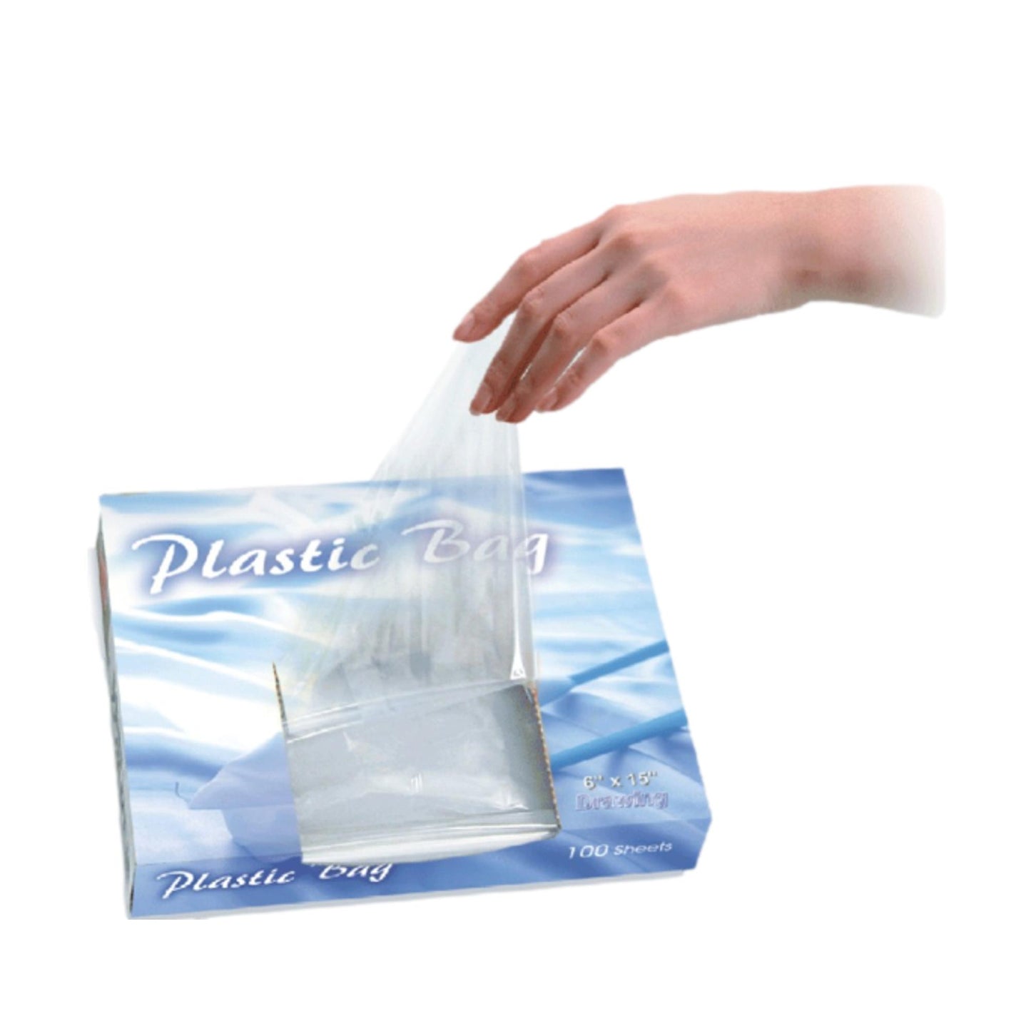 Paraffin Liner Bags, 15" L x 6.25" W, 100 ct