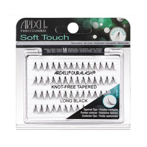 Image of Lash Extensions, Strips, Acces Long Ardell Soft Touch Knot-Free Black Lashes