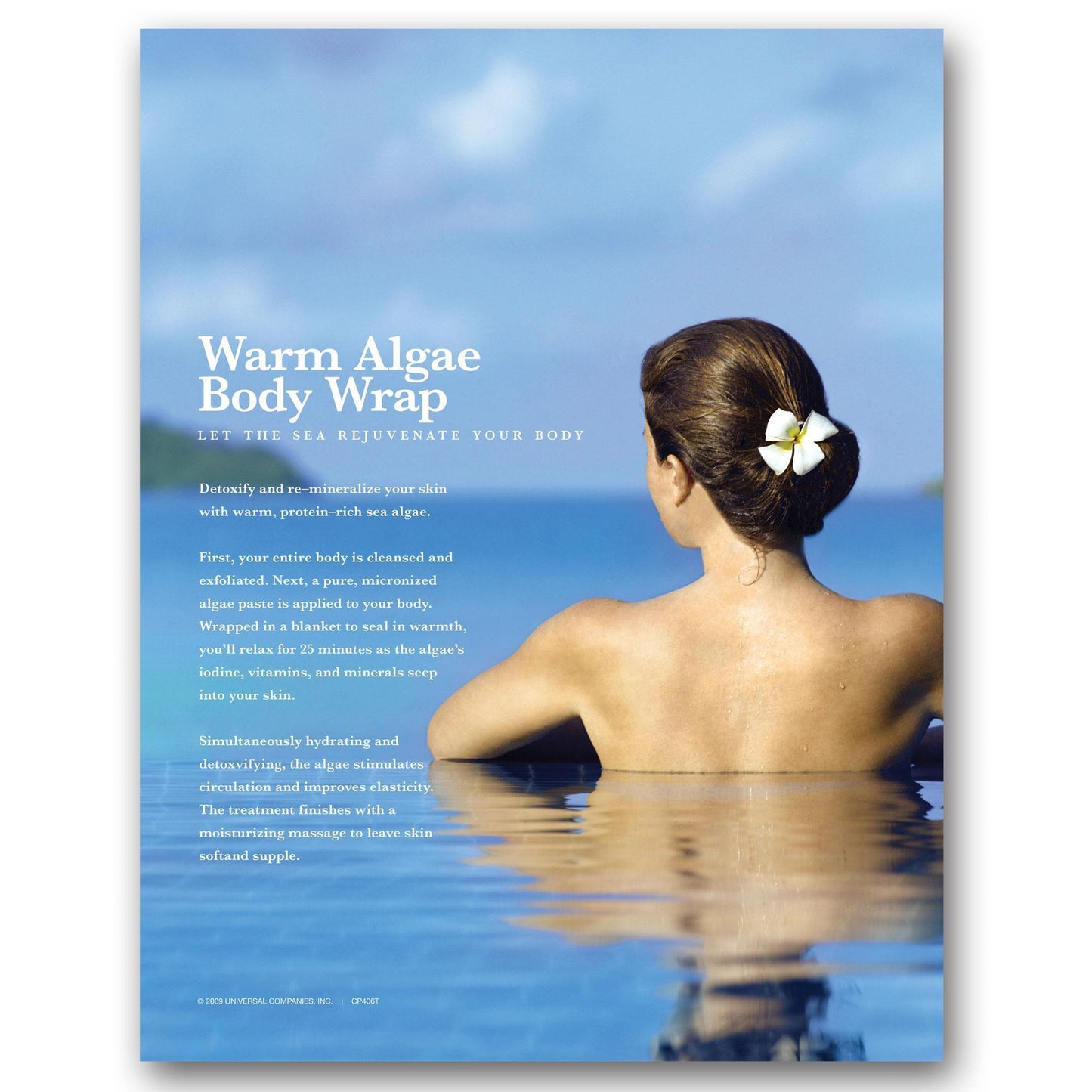 Marketing Collateral & Holders Counter Card / Warm Algae Wrap Success Kit