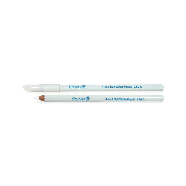 FLOWERY 7 Nail White Pencil NWP7 - Set of 3 