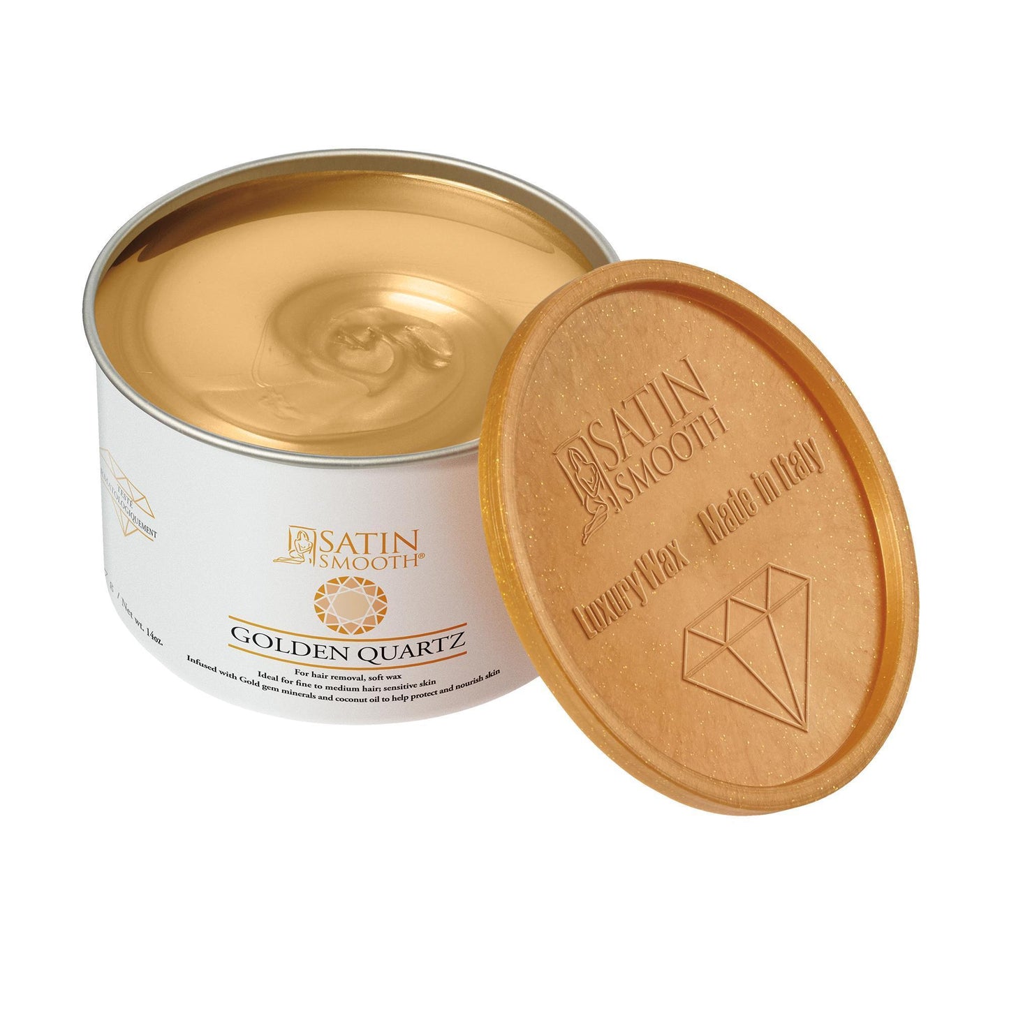 Pellon, Strip & Soft Wax Satin Smooth Golden Quartz Wax 14oz.