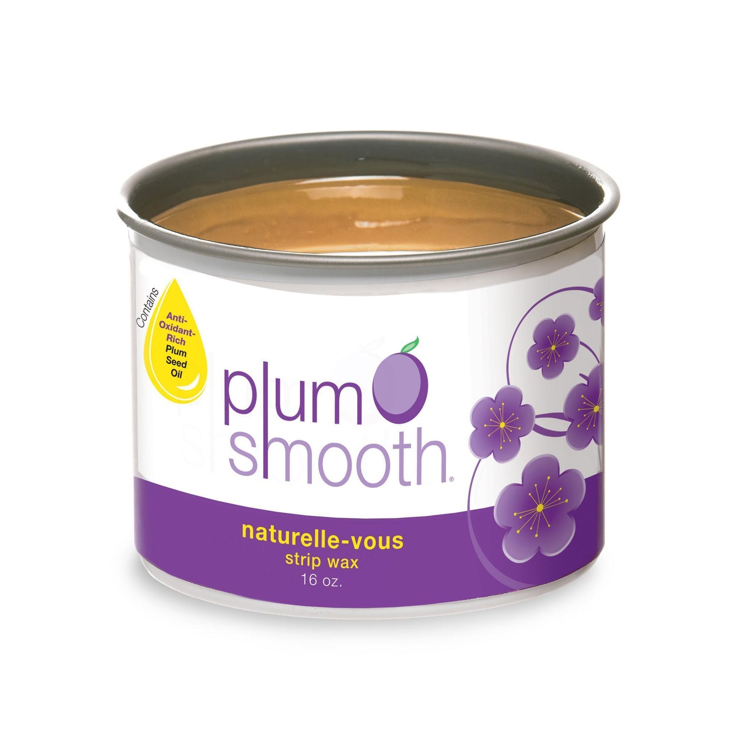 Pellon, Strip & Soft Wax Plum Smooth Strip Wax / Naturelle'-Vous / 16oz