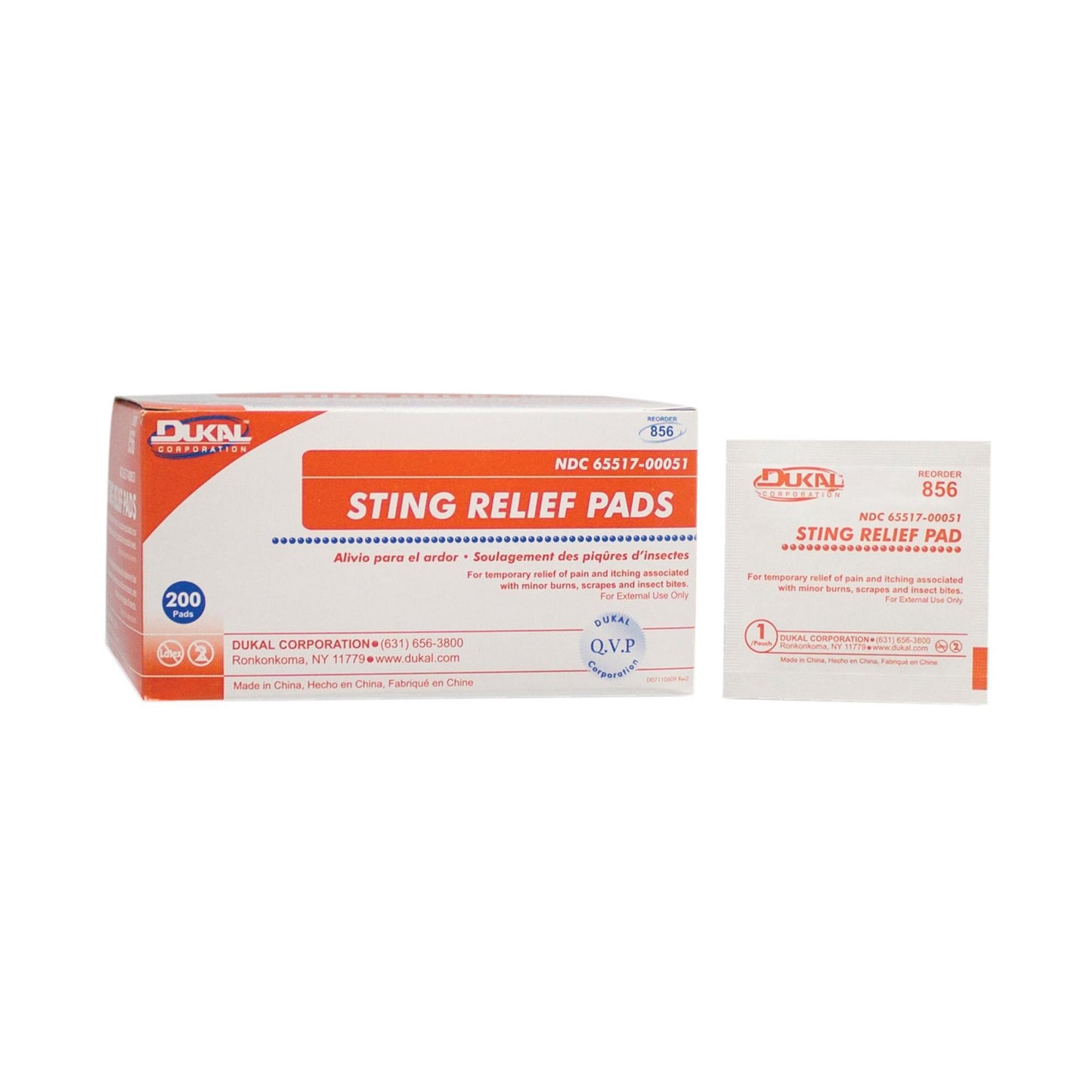 Post-Hair Removal Lotions, Gel Sting Relief Pad, Medium, 2ply - 200 Pack