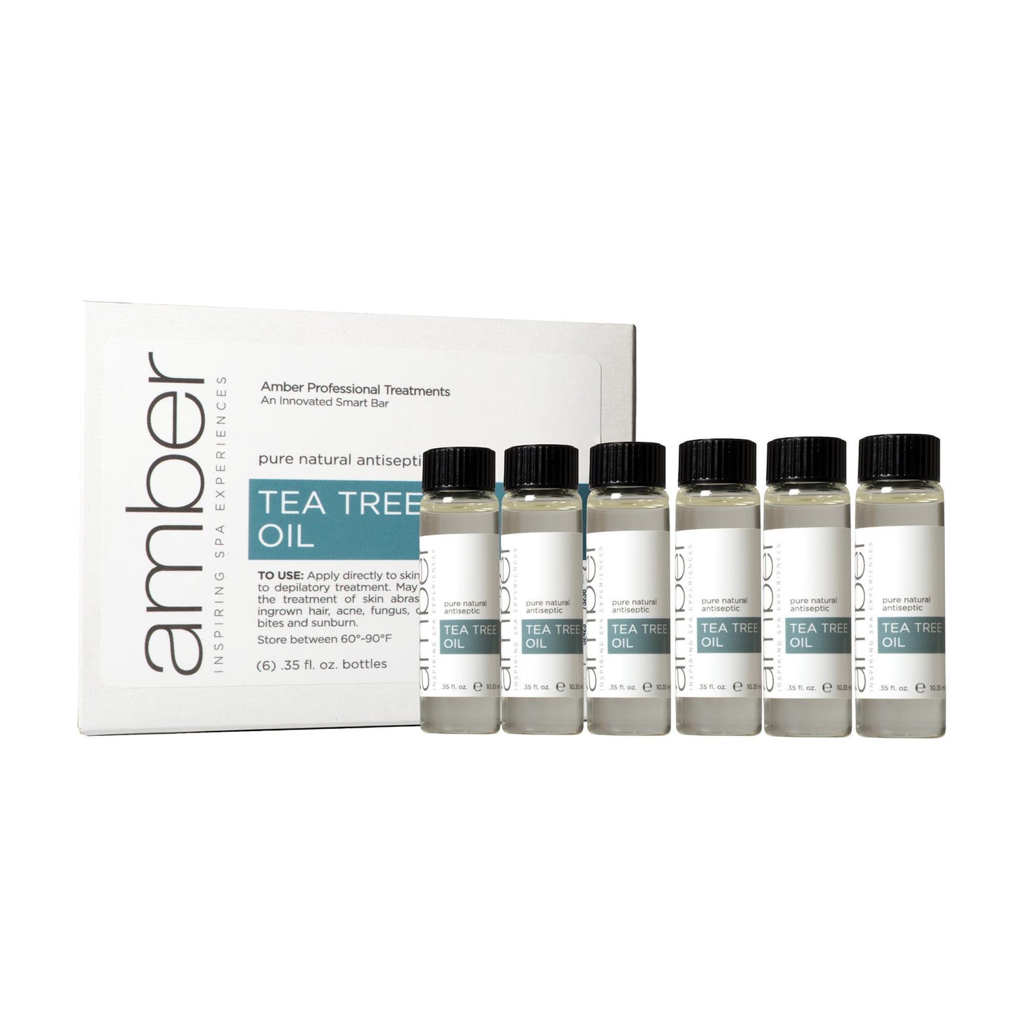 Post-Hair Removal Lotions, Gel Amber Tea Tree Oil / 6 Pack