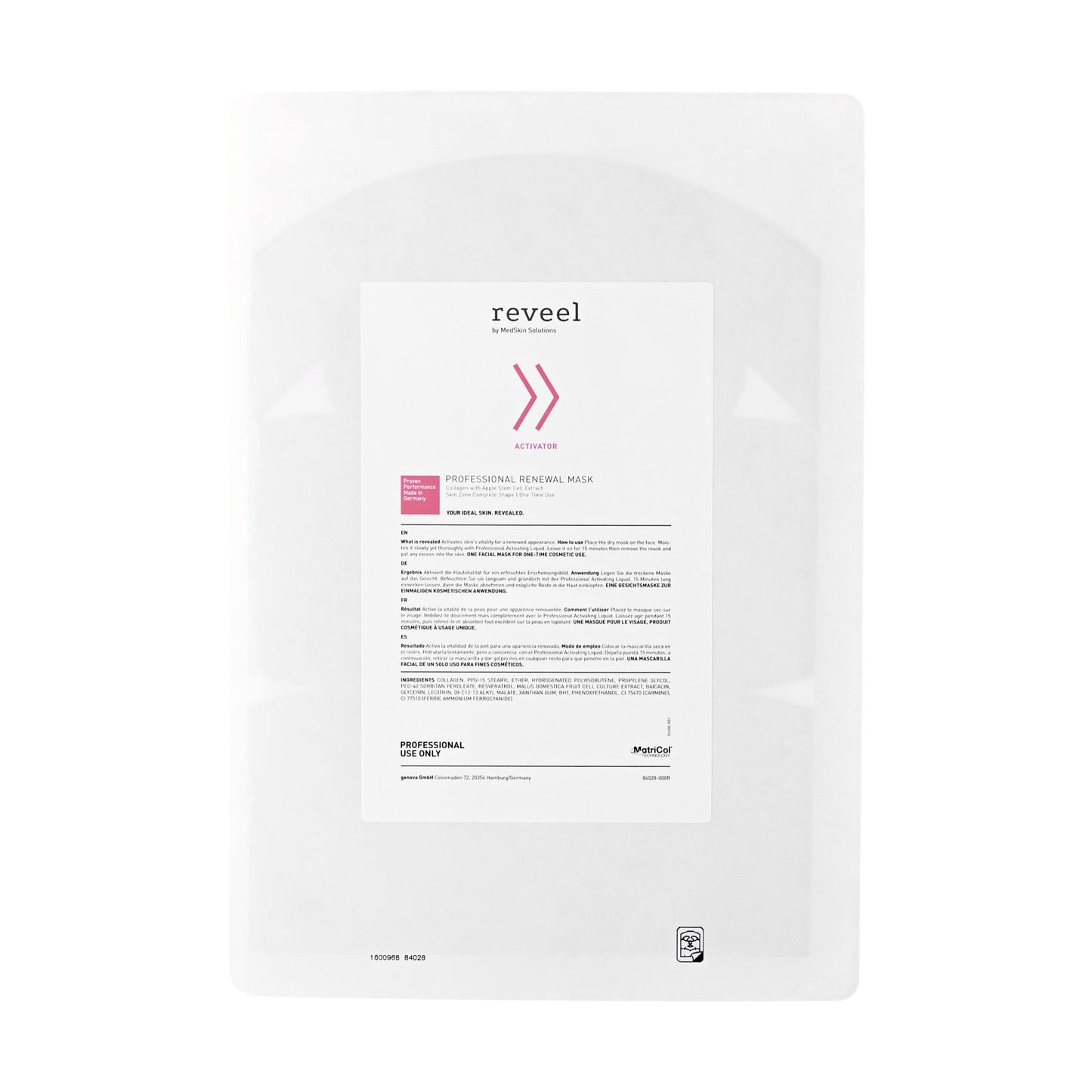 reveel Professional Renewal Face Mask