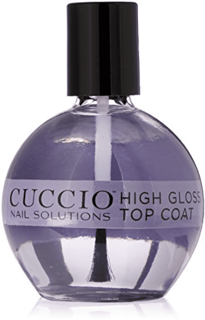 Cuccio Colour Nail Solutions Top Coat, 2.5 oz
