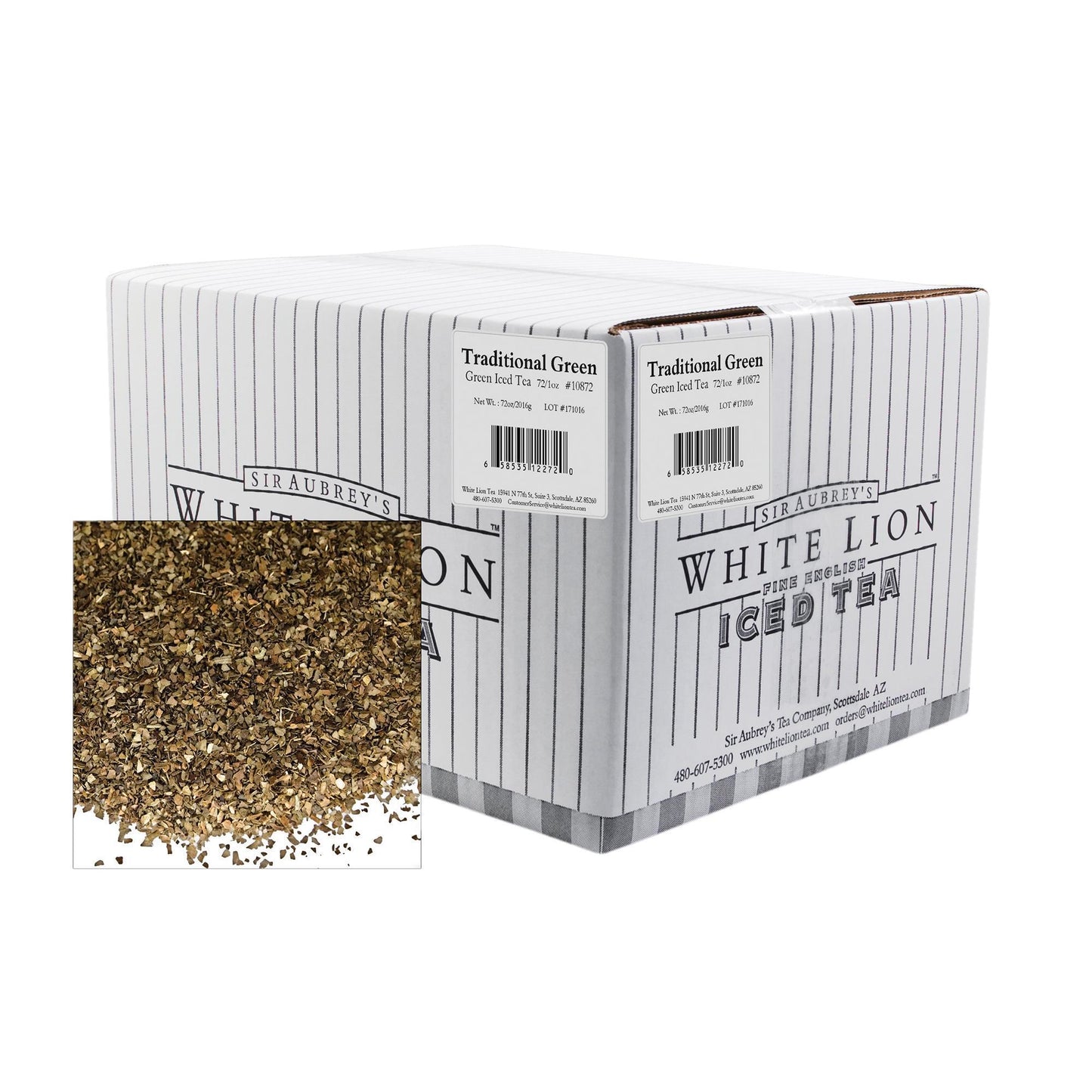 Tea & Snacks 72 - 1 Oz. Sachets White Lion Traditional Green Iced Tea - 72 - 1 Oz. Sachets