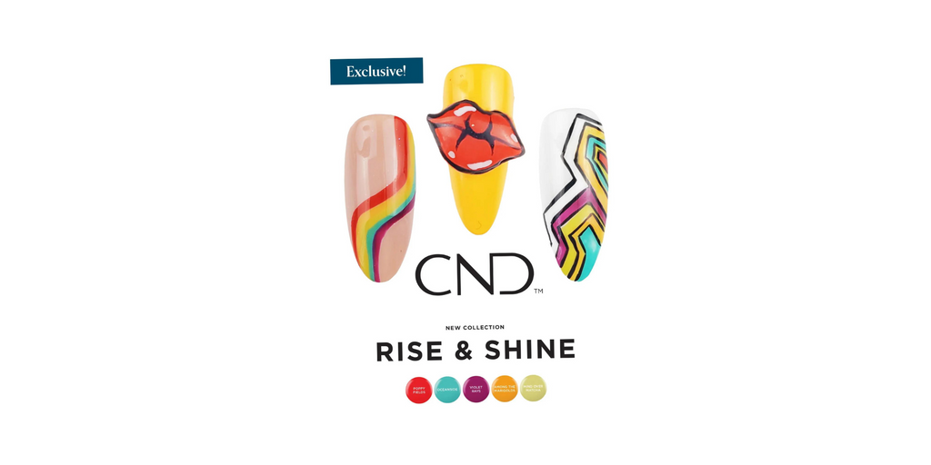 Nail Art Designs Featuring CND's Rise & Shine Collection