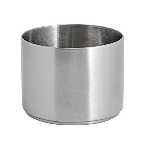 Image of FOH Round Ramekin, Brushed Stainless Steel, 9 oz, 12 ct