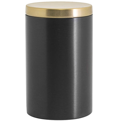FOH Round Stainless Jar with Lid, 12 ct