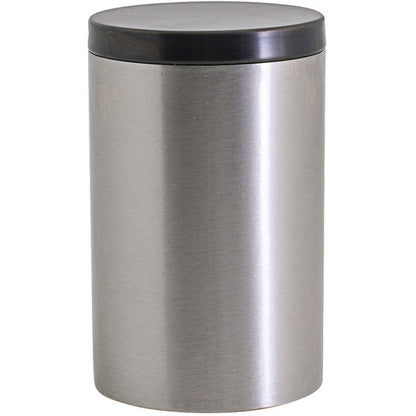 FOH Round Stainless Jar with Lid, 12 ct
