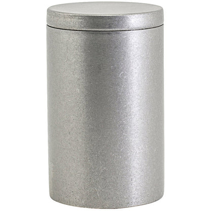 FOH Round Stainless Jar with Lid, 12 ct