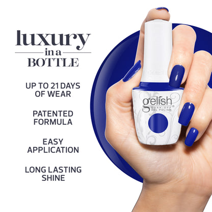 Gelish Gel Polish, Blue Crush Rush, 0.5 fl oz