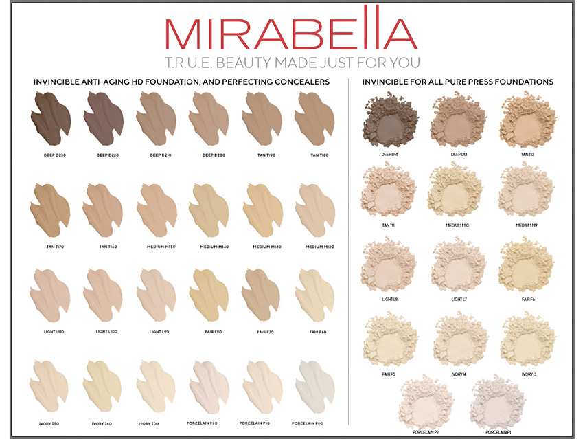 Mirabella Anti-Aging Invincible for All Foundation, 30 mL