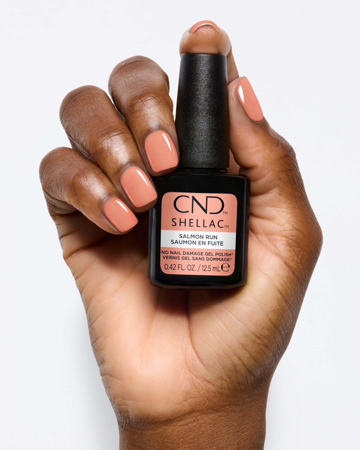 CND Shellac, Salmon Run, 0.42 fl oz