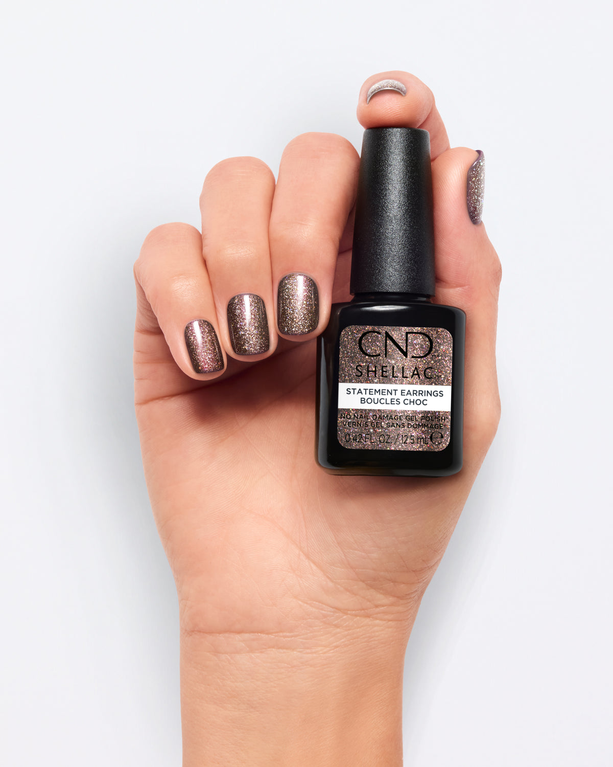 CND Shellac, Statement Earrings, 0.42 fl oz
