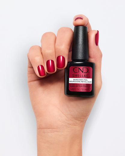 CND Shellac, Burgundy Foil, 0.42 fl oz
