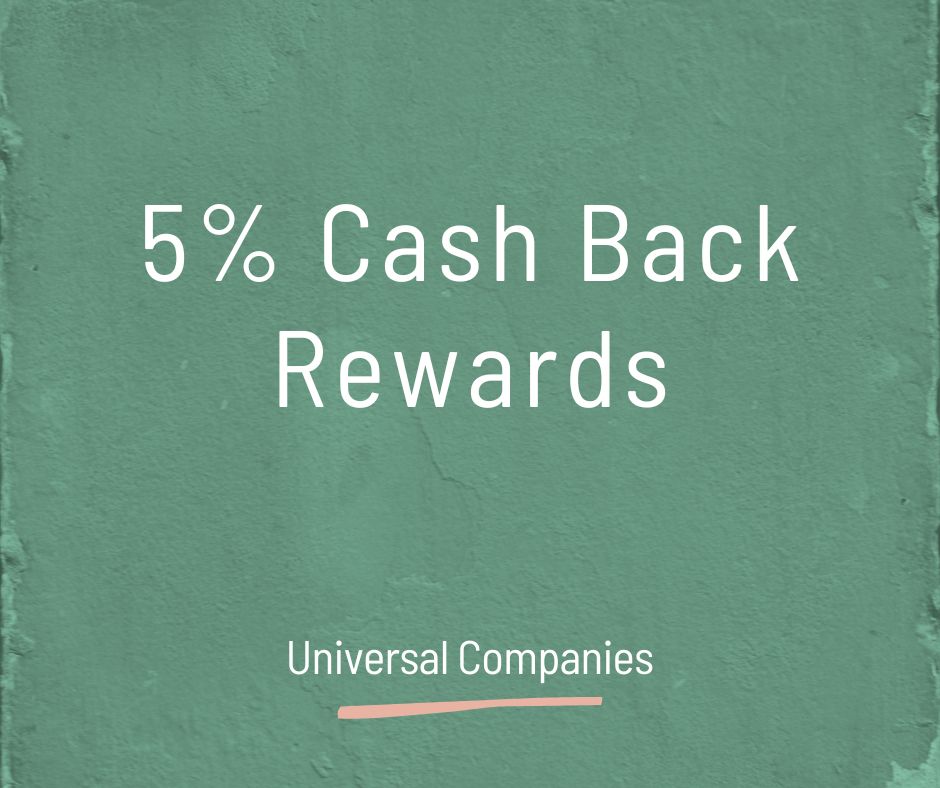 5% Cash Back Rewards