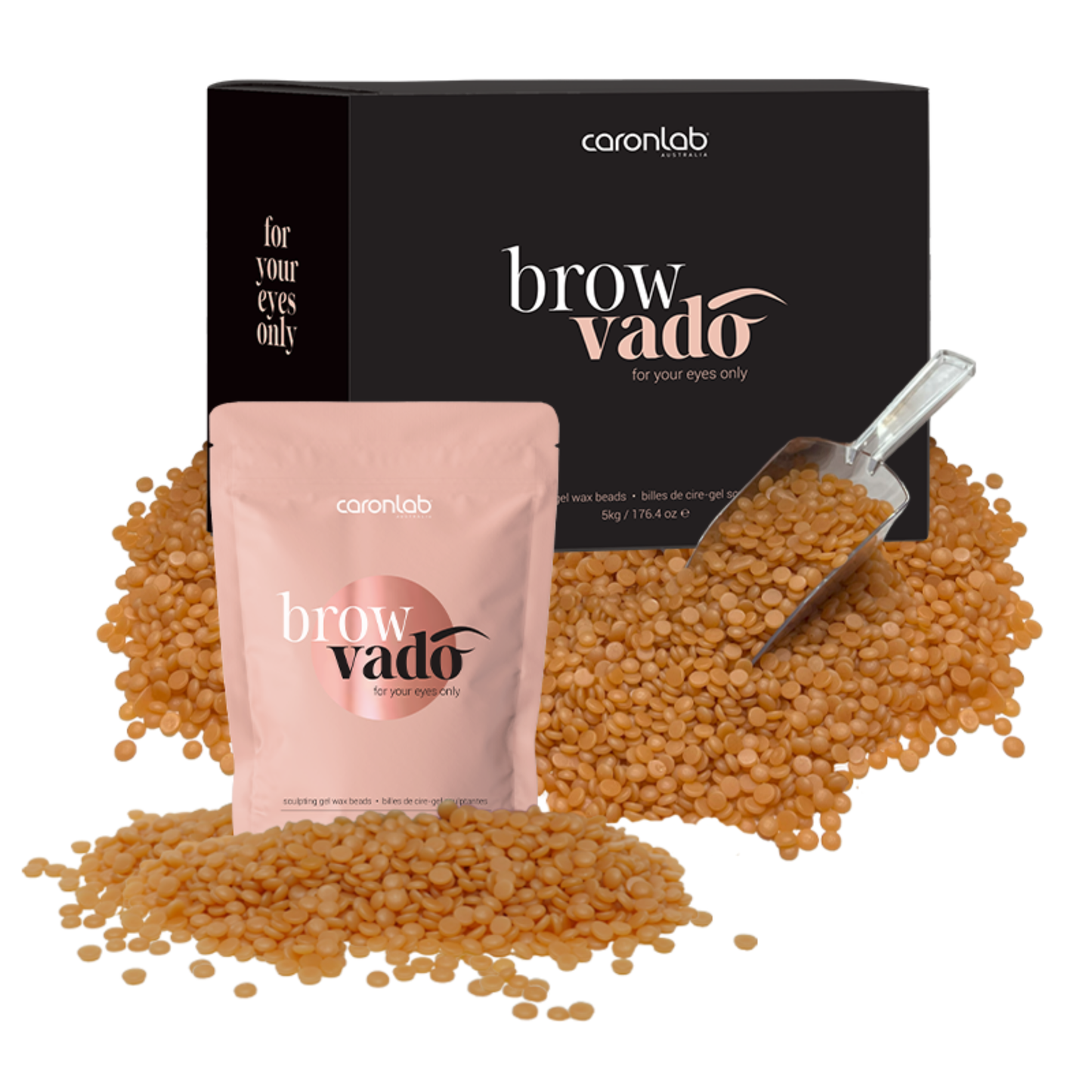 Caronlab Browvado Gel Wax Beads