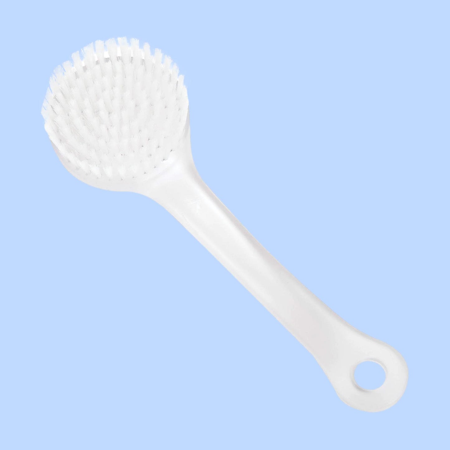 Plastic Body Brush, Short, Frosted