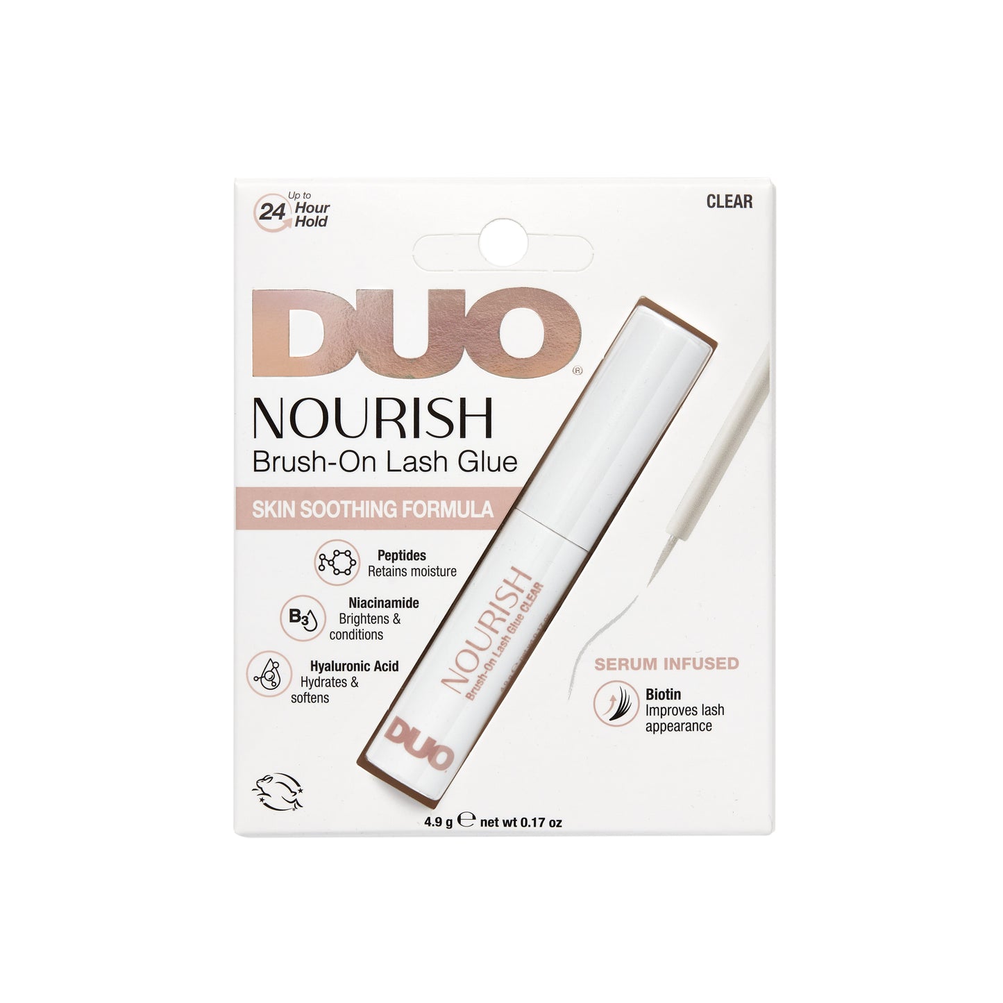 Ardell DUO Nourish Lash Glue, Clear, .17 oz