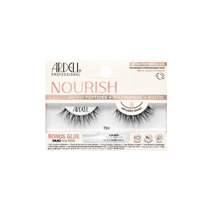 Ardell Nourish Strip Lashes 751, 1 pr