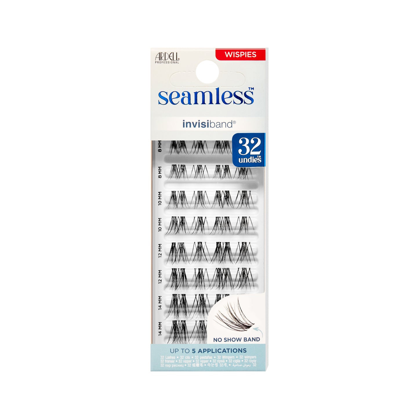 Ardell Seamless Underlash Invisiband Wispies, 32 ct