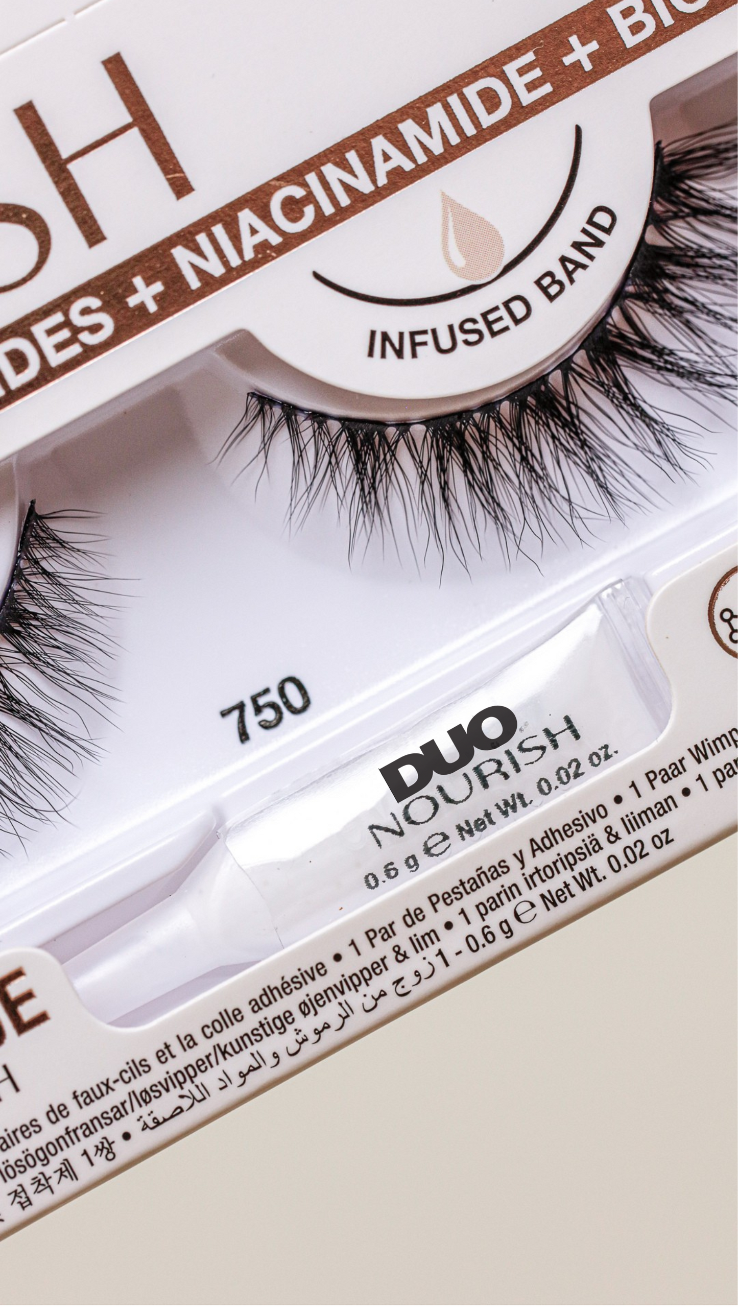 Ardell Nourish Strip Lashes 750, 1 pr