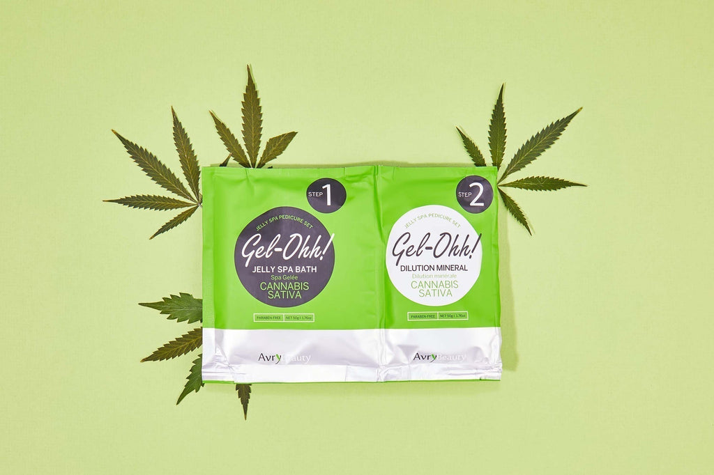 Avry Beauty Gel-Ohh! Jelly Spa Pedi Bath, Cannabis Sativa
