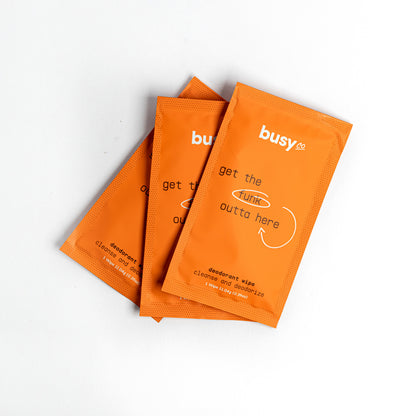 Busy Co. Deodorant Wipes, 120ct