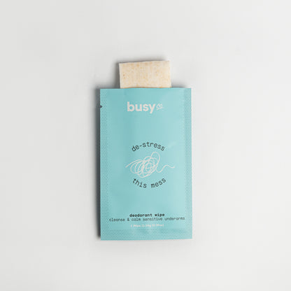 Busy Co. Deodorant Wipes, 120ct