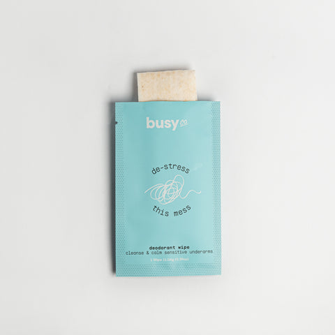 Image of Busy Co. Deodorant Wipes, 15 ct, Case of 8